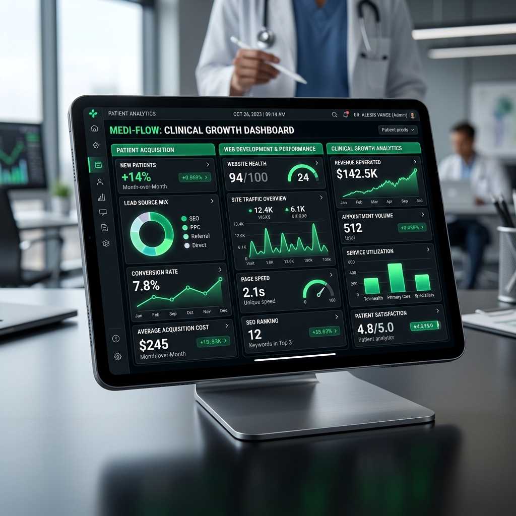 Clinical dashboard logistics view